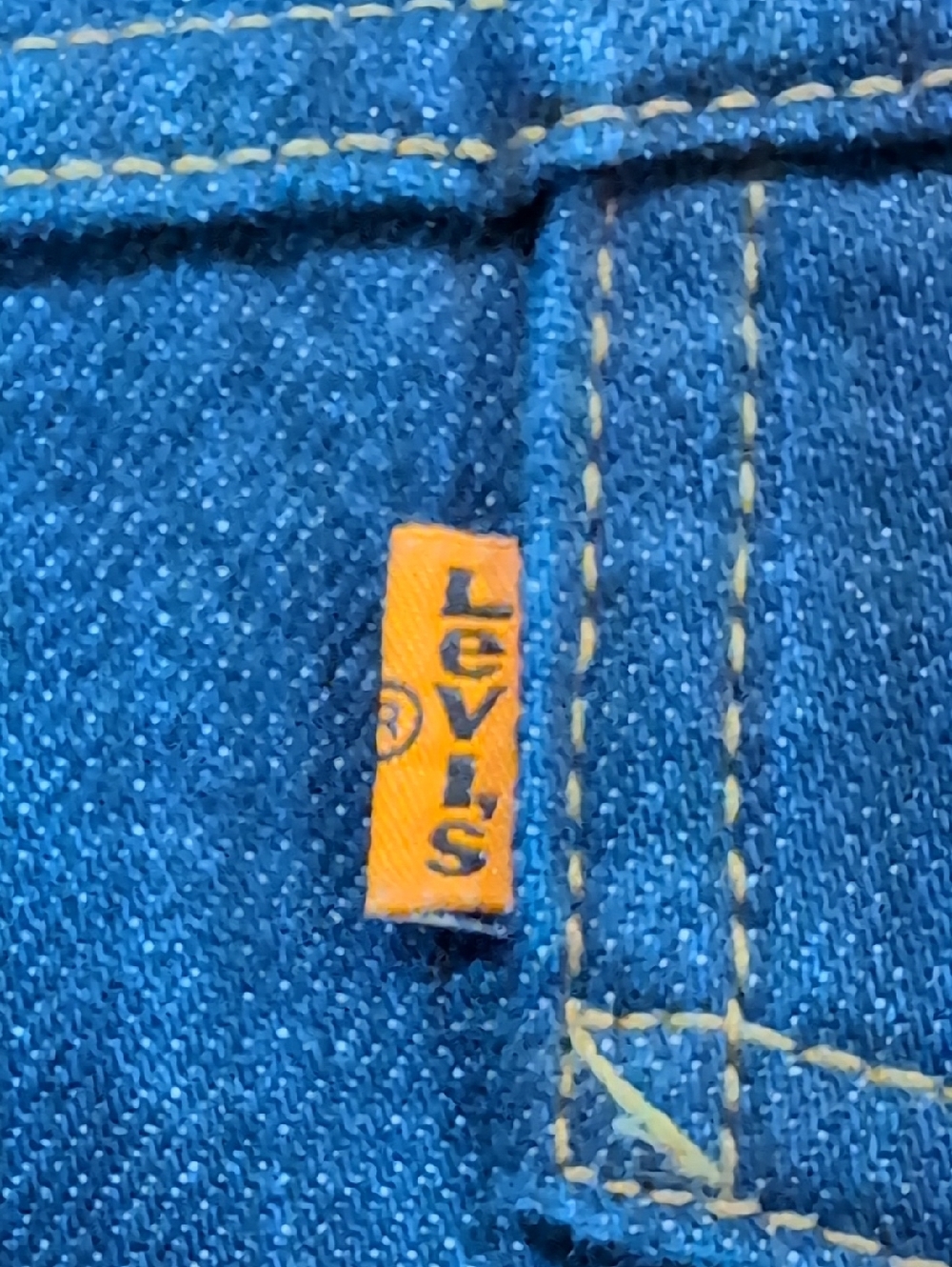 Levi's Vintage Clothing Safari Jacket Car Coat 70's Jeans Denim - Picture 11 of 16
